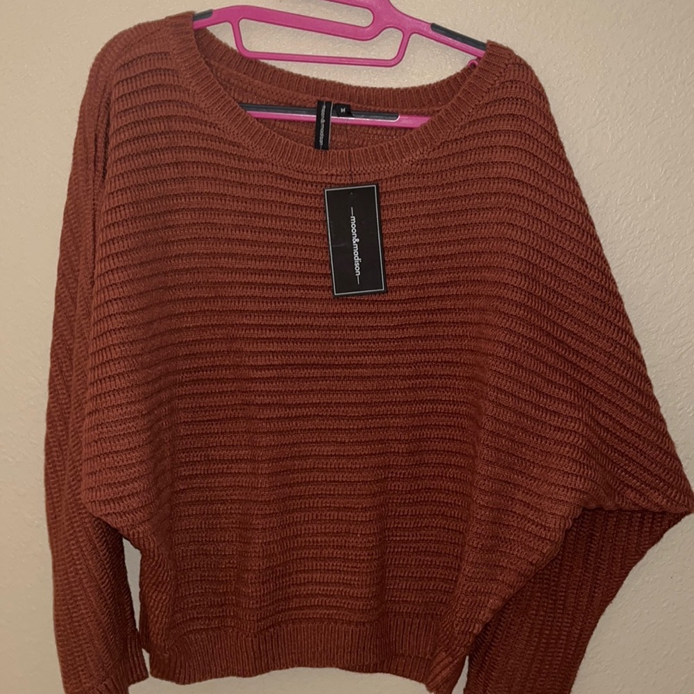 NWT Brick Colored Sweater
